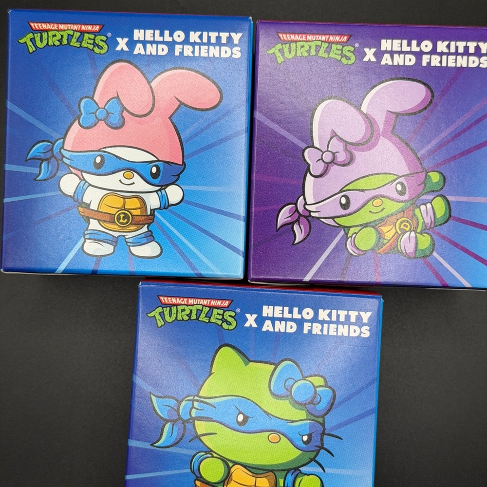 McDonald's Hello Kitty and Friends Box Set - Blue, Purple, Green - set of 3